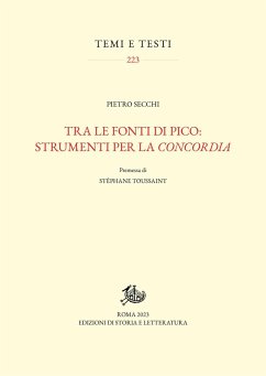 Tra le fonti di Pico: strumenti per la 'concordia' - Secchi, Pietro