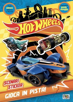 Cover Gioca in pista! Hot Wheels. Scenari sticker