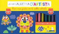 Cover Creo i miei quadri con sabbie colorate. La mia valigetta d'artista