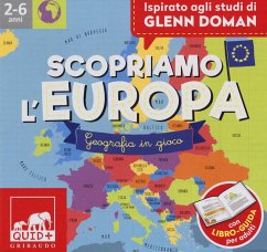 Cover Scopriamo l'Europa. Geografia in gioco. Ispirato agli studi Glenn Doman