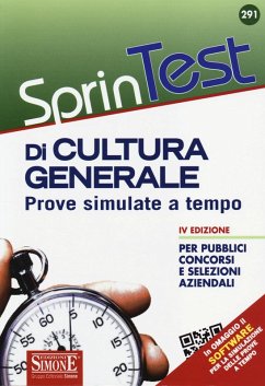 Cover Sprintest di cultura generale. Prove simulate a tempo per pubblici concorsi e selezioni aziendali