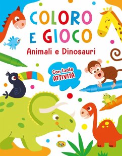 Cover Animali e dinosauri. Coloro e gioco