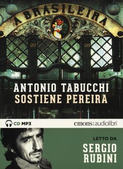Cover Sostiene Pereira letto da Sergio Rubini. Audiolibro. CD Audio formato MP3