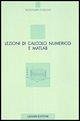 Cover Lezioni di calcolo numerico e Matlab