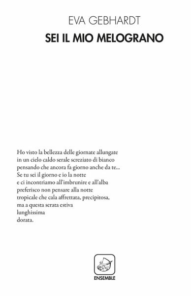 Sei il mio melograno