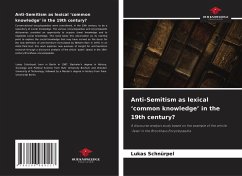 Anti-Semitism as lexical 'common knowledge' in the 19th century? - Schnürpel, Lukas