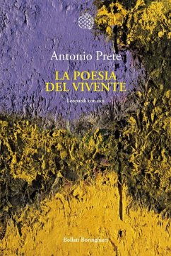 Cover La poesia del vivente. Leopardi con noi
