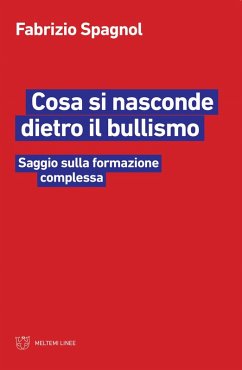 Cover Cosa si nasconde dietro il bullismo. Saggio sulla formazione complessa