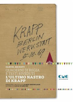 Cover Quaderni di regia e testi riveduti. L'ultimo nastro di Krapp