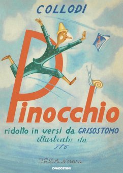 Cover Pinocchio ridotto in versi da Grisostomo (rist. anast. Novara, 1948)