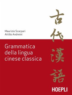 Cover Grammatica della lingua cinese classica