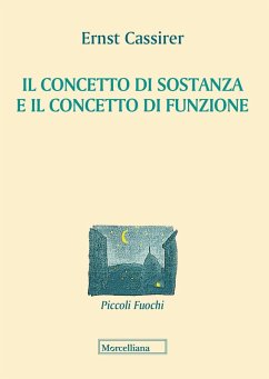 Cover Il concetto di sostanza e concetto di funzione