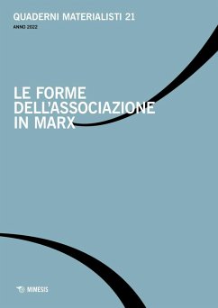 Cover Le forme dell'associazione in Marx
