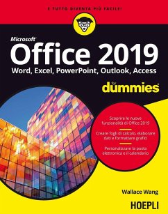 Cover Office 2019 For Dummies. Word, Excel, Power Point, Outlook, Access