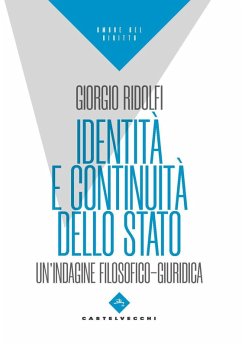 Identità e continuità dello stato. Un'indagine filosofico-giuridica - Ridolfi, Giorgio