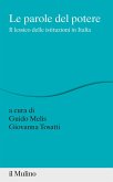 Le parole del potere. Il lessico delle istituzioni in Italia Le parole del potere. Il lessico delle istituzioni in Italia