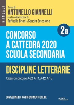 Discipline letterarie. Classi di concorso A-22, A-11, A-12, A-13
