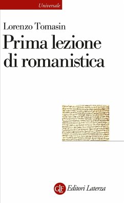 Cover Prima lezione di romanistica