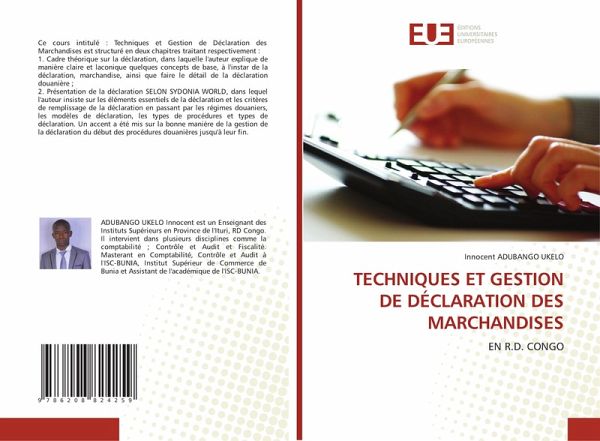 TECHNIQUES ET GESTION DE DÉCLARATION DES MARCHANDISES