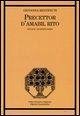 Cover Precettor d'amabil rito. Studi su Giuseppe Parini