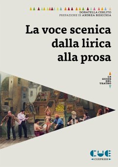 Cover La voce scenica dalla lirica alla prosa