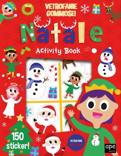 Vetrofanie gommose Natale Vetrofanie gommose Natale