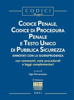 Codice penale, codice di procedura penale e Testo Unico di pubblica sicurezza