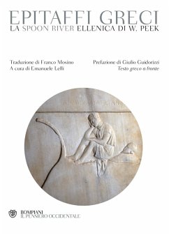 Cover Epitaffi greci. La Spoon River ellenica di W. Peek. Testo greco a fronte