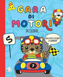Gara di motori. Da colorare