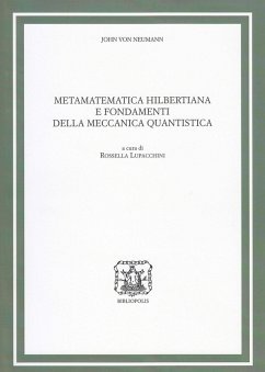 Cover Metamatematica hilbertiana e fondamenti della meccanica quantistica