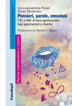 Cover Pensieri, parole, emozioni. CBT e ABA di terza generazione: basi sperimentali e cliniche