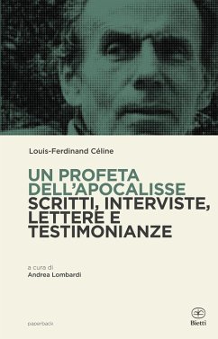 Cover Un profeta dell'Apocalisse. Scritti, interviste, lettere e testimonianze