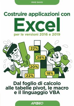 Costruire applicazioni con Excel per le versioni 2016 e 2019. Dal foglio di calcolo alle tabelle pivot, le macro e il linguaggio VBA - Davis, Mike