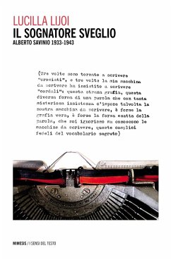 Cover Il sognatore sveglio. Alberto Savinio 1933-1943