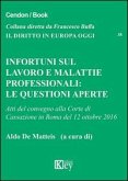 Infortuni sul lavoro e malattie professionali. Le questioni aperte. Atti del Convegno alla Corte di Cassazione (Roma, 12 ottobre 2016) Infortuni sul lavoro e malattie professionali. Le questioni aperte. Atti del Convegno alla Corte di Cassazione (Roma, 12 ottobre 2016)