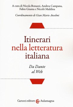 Cover Itinerari nella letteratura italiana. Da Dante al web