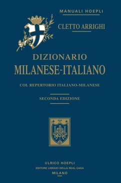 Cover Dizionario milanese-italiano. Col repertorio italiano-milanese