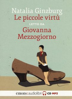 Cover Le piccole virtù letto da Giovanna Mezzogiorno. Audiolibro. CD Audio formato MP3