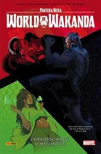 Cover L' alba degli angeli di mezzanotte. World of Wakanda. Pantera Nera
