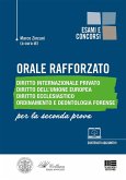 Orale rafforzato. Diritto internazionale privato. Diritto dell'Unione Europea. Diritto ecclesiastico. Ordinamento e deontologia forense. Per la seconda prova