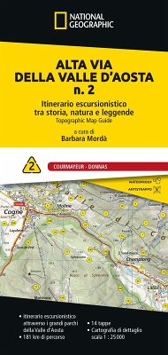 Cover Alta via della Valle d'Aosta n. 2. Itinerario escursionistico tra storia, natura e leggende. Courmayeur - Donnas