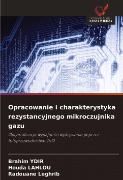Cover Opracowanie i charakterystyka rezystancyjnego mikroczujnika gazu
