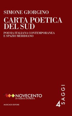Cover Carta poetica del Sud. Poesia italiana contemporanea e spazio meridiano