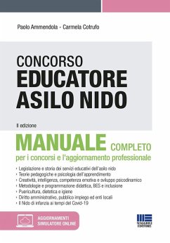 Cover Concorso educatore asilo nido. Manuale