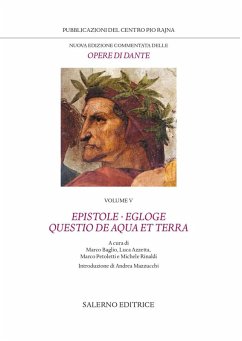 Cover Epistole · Egloge · Questio de aqua et terra