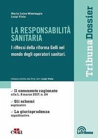 Cover La responsabilità sanitaria. I riflessi della riforma Gelli nel mondo degli operatori sanitari
