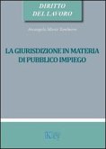 La giurisdizione in materia di pubblico impiego