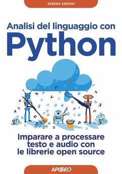 Cover Analisi del linguaggio con Python. Imparare a processare testo e audio con le librerie open source