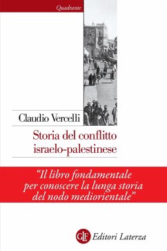 Cover Storia del conflitto israelo-palestinese