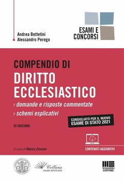 Compendio di diritto ecclesiastico - Bettetini, Andrea; Perego, Alessandro